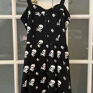 Skull skater dress